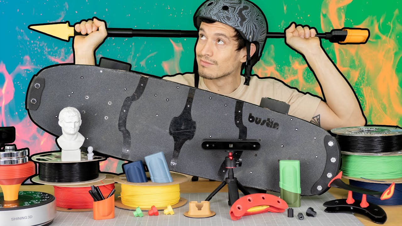 Cool Prints 10 // 3D Printed Skateboard Mods, 3D Camera Fun, and More