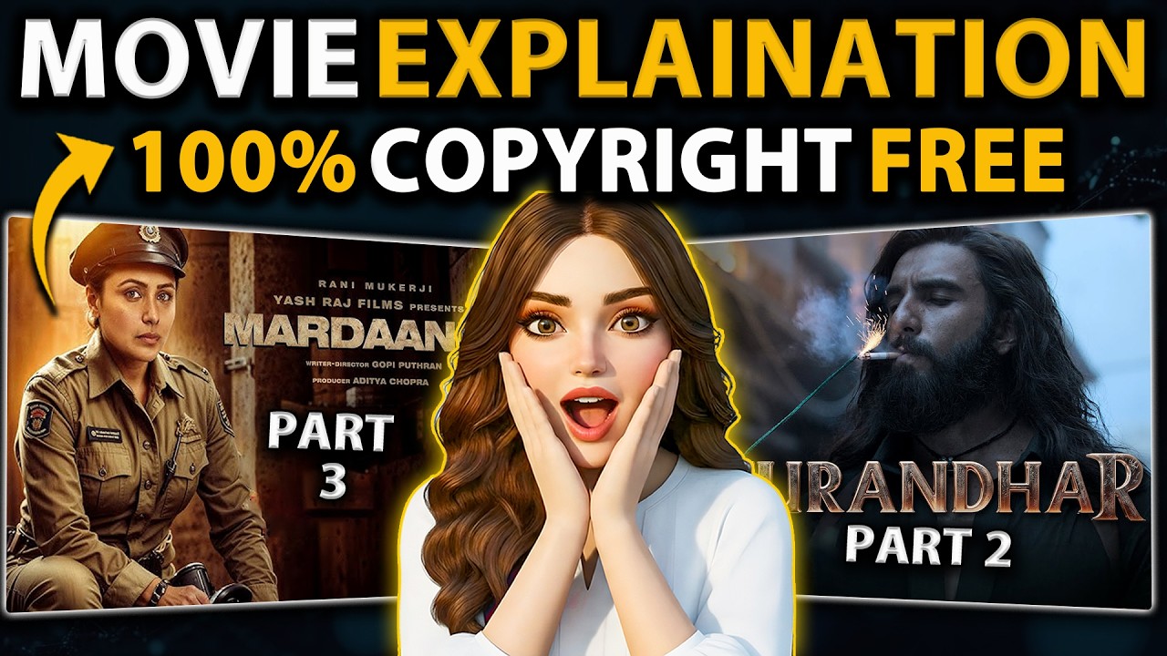How to make movie explanation video with AI | 🔥 COPYRIGHT FREE 🔥