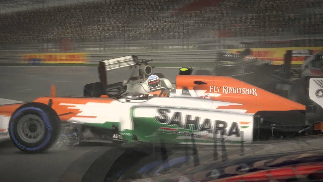 Crashes in F1 2012 [HD] with realistic damage mod