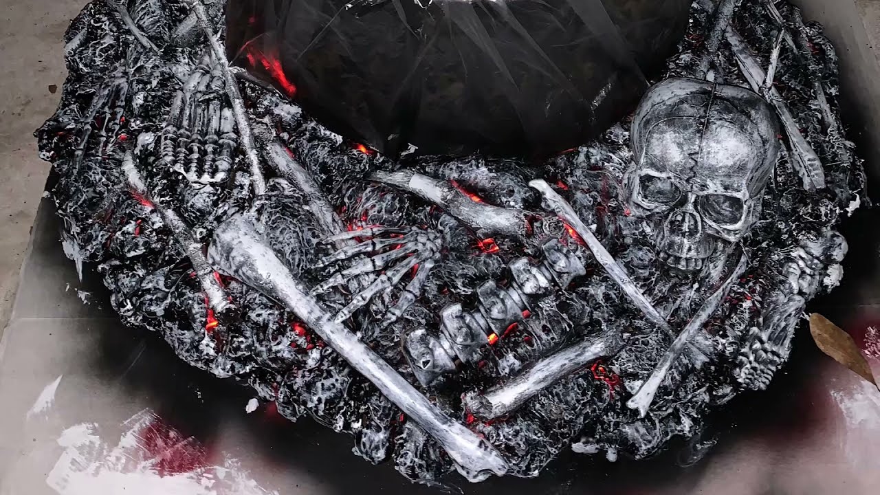 DIY Cauldron coals prop