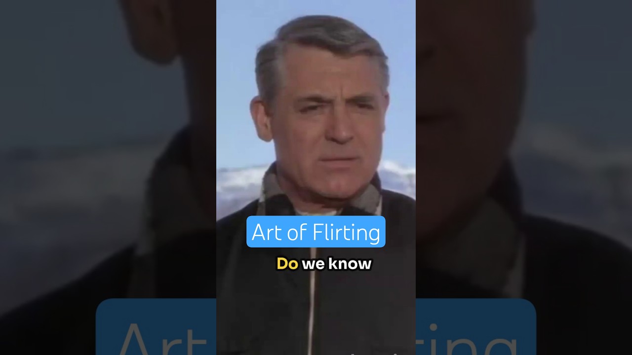 Art Of Flirting | Cary Grant, Audrey Hepburn | Charade #vintagestarsz #audreyhepburn #carygrant