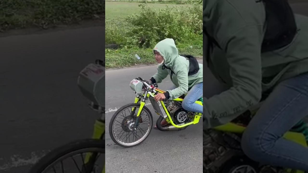 JOKI CEWEK NIH BOS, SENGGOL DONG 🙅🏻&zwj;♂️🤣 || SANTY MS                      #santyms #dragbike