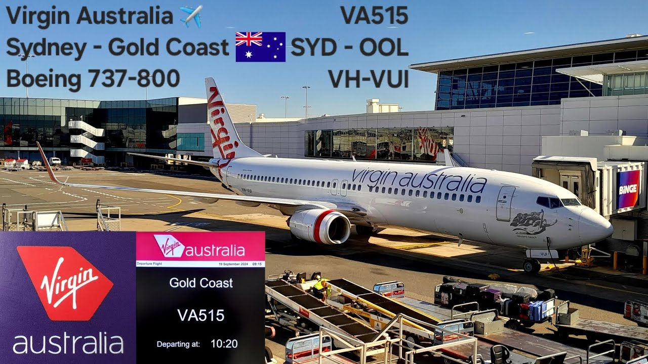 TRIP REPORT | Virgin Australia | Boeing 737-800 | Sydney (SYD) 🇦🇺 - Gold Coast (OOL) 🇦🇺