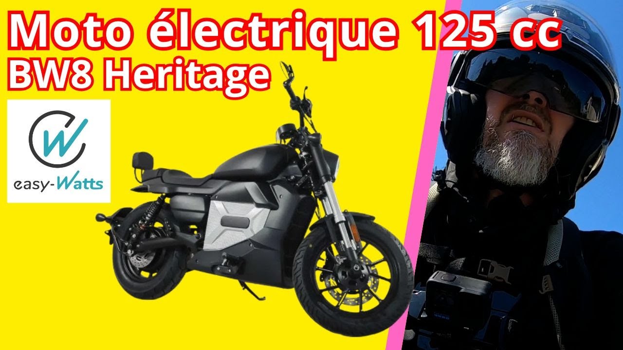 Moto électrique : pourquoi j'ai opté pour cet équivalent 125 cc  la BW8 de chez EASY WATTS !