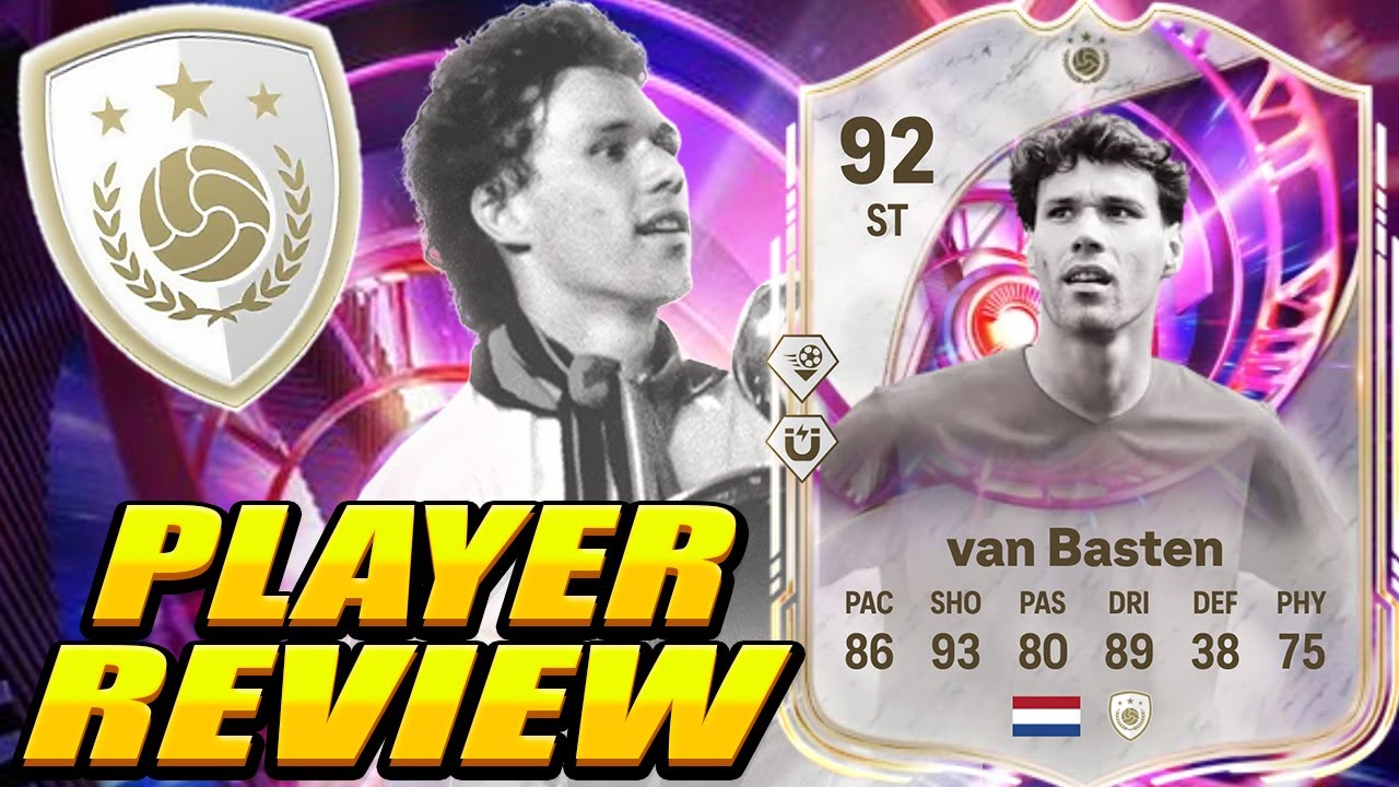 He FINISHES LIKE A GOD… ⚡🔥 92 Time Warp Icon Van Basten Review! 92 Van Basten Time Warp Review!