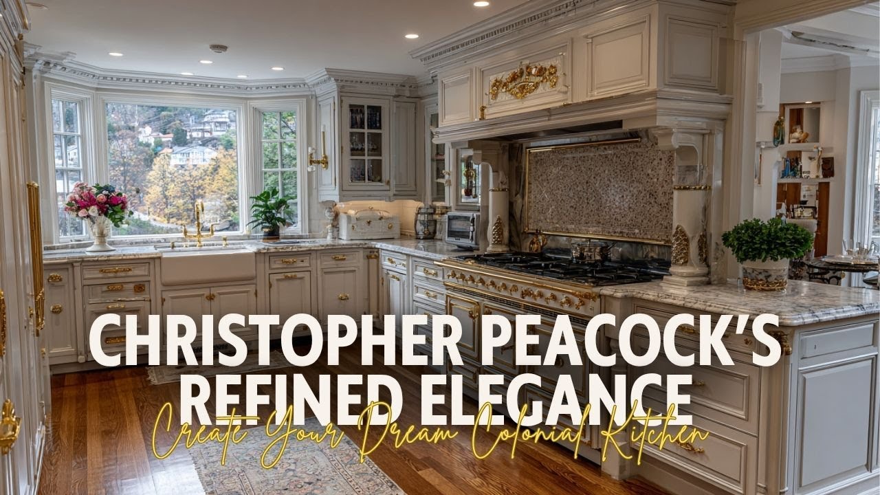 Create Your Dream Colonial Kitchen with Christopher Peacock’s Refined Elegance