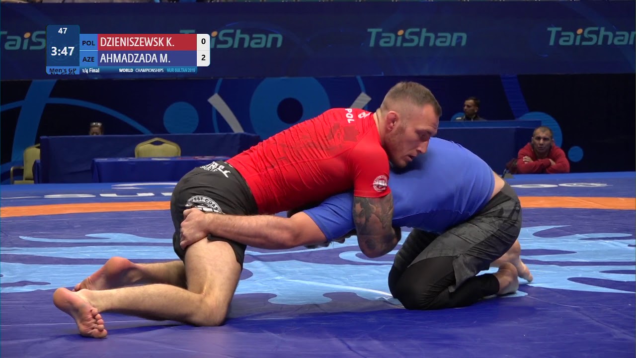 1/4 Men's GP No-Gi - 92 kg: K. DZIENISZEWSK (POL) v. M. AHMADZADA (AZE)