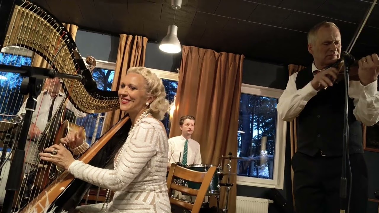 (In My) Solitude. Gunhild Carling. Falsterbo Jazzklubb. #gunhildcarling #harp #harpa