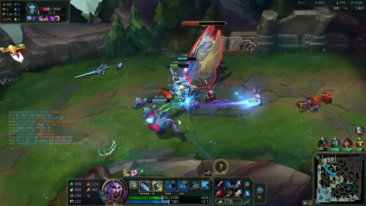 鑽二 上路 嘉文四世 vs 關 / Diamond 2 Top Jarvan IV vs Gwen