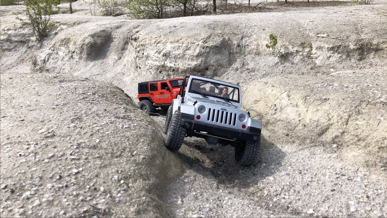 Jeep's run - GCM J2 Skeleton JK & SCX10 II Xtra Speed V2 JKU #2