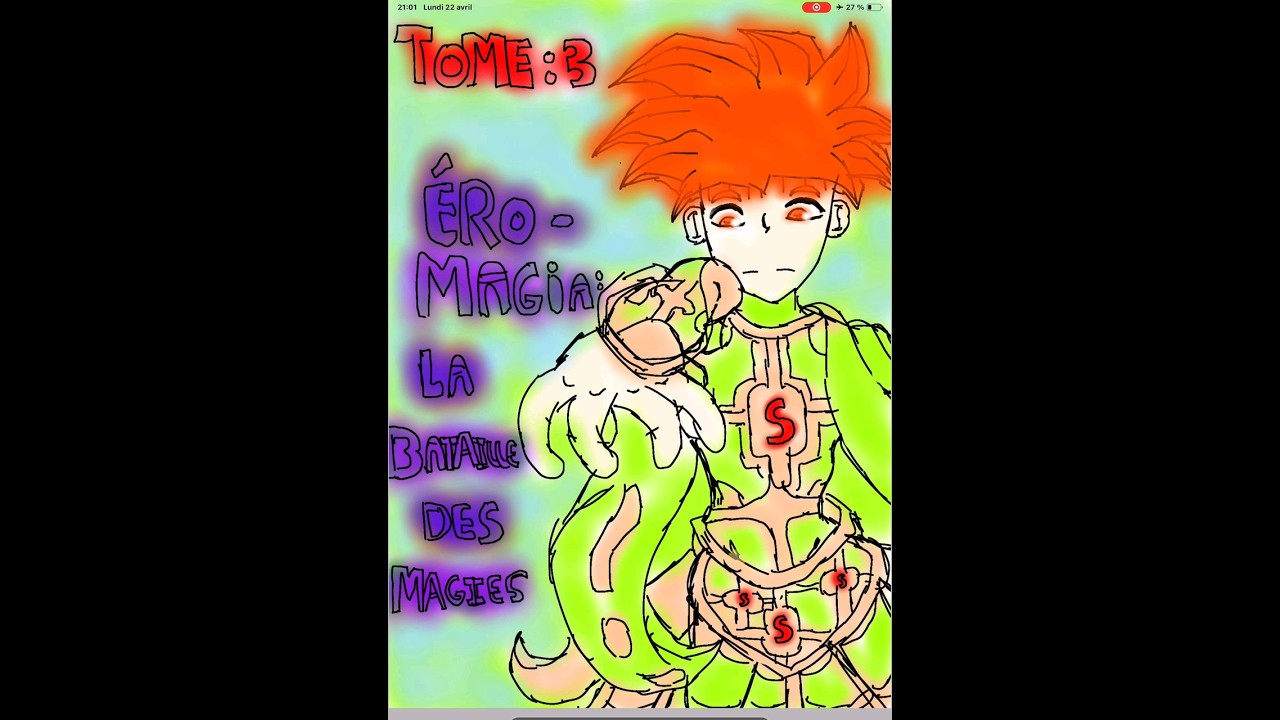Draw a manga cover (Dessiner une page de couverture manga)