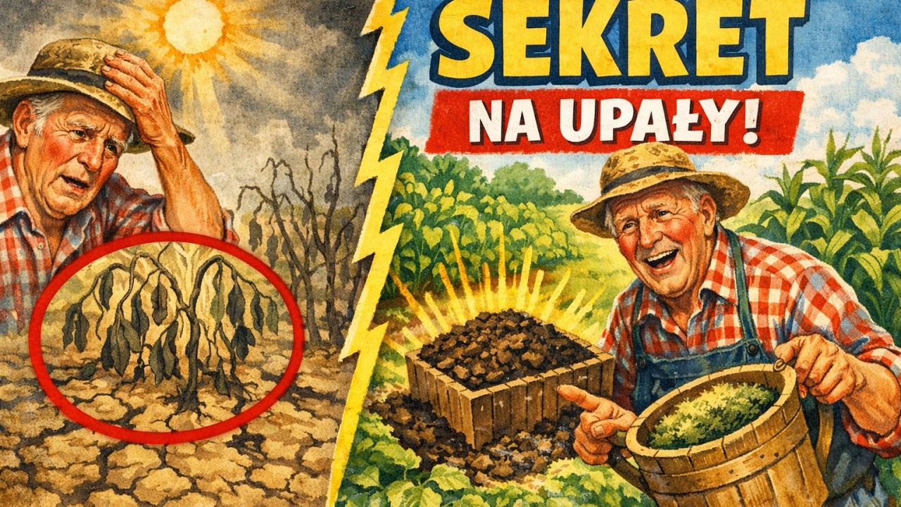Niszczysz rośliny w upał. Ten stary spos&oacute;b ratuje plony.