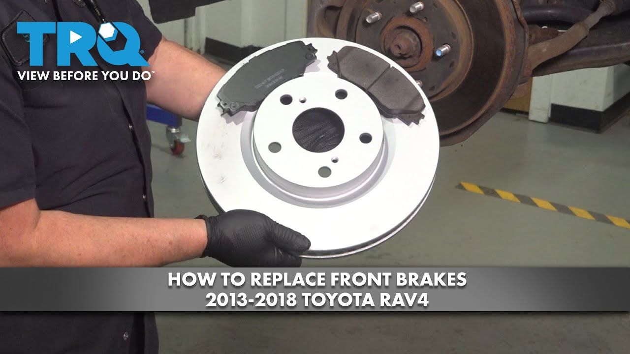 How to Replace Front Brakes 2013-2018 Toyota RAV4