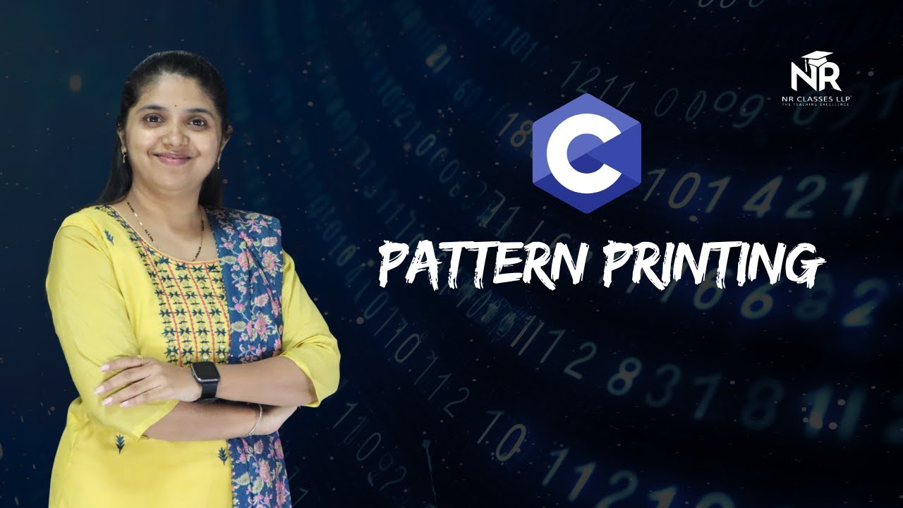 Number Pattern Printing in C | Nested For Loop Logic (Marathi)