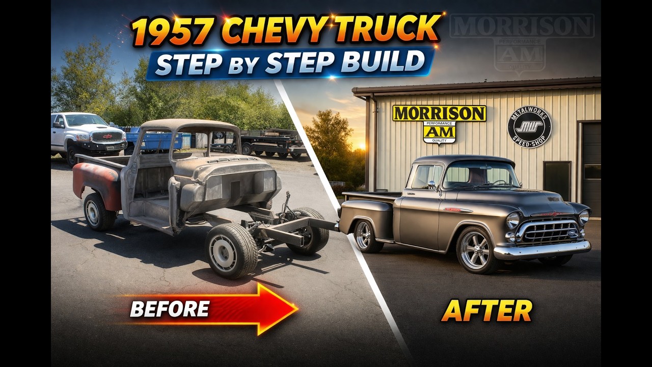 Full build of 1957 Chevy truck, step by step ProTouring build by MetalWorks Classic Auto Restoration