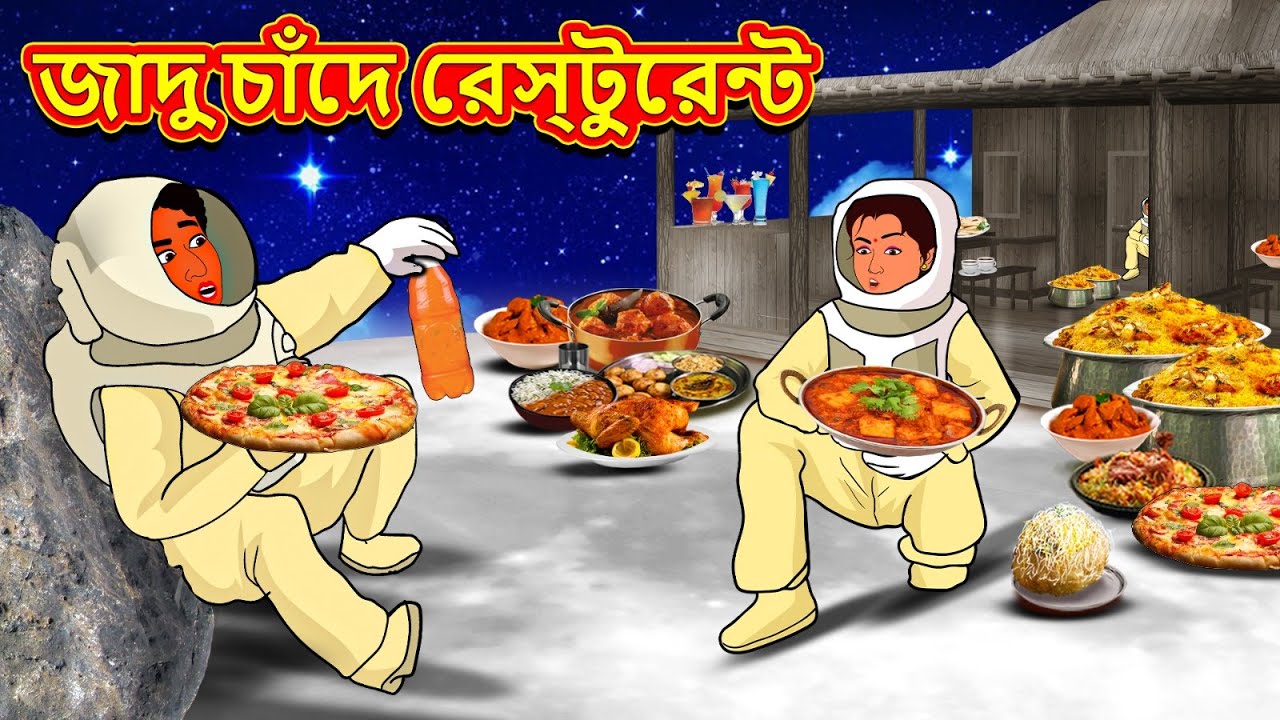 জাদু চাঁদে রেস্টুরেন্ট | Rupkothar Golpo | Bangla Cartoon | Bengali | Bangla Golpo