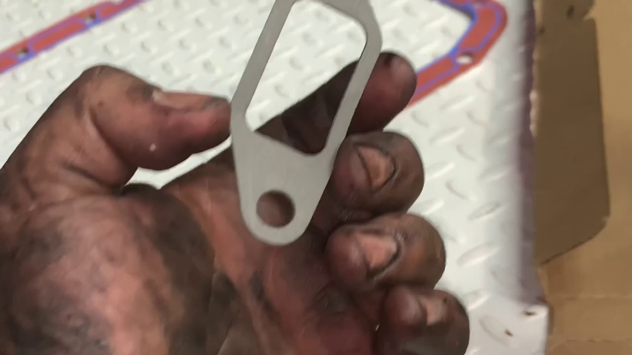 Replacing oil pan gasket with engine in truck. 2013 6.7 cummins.