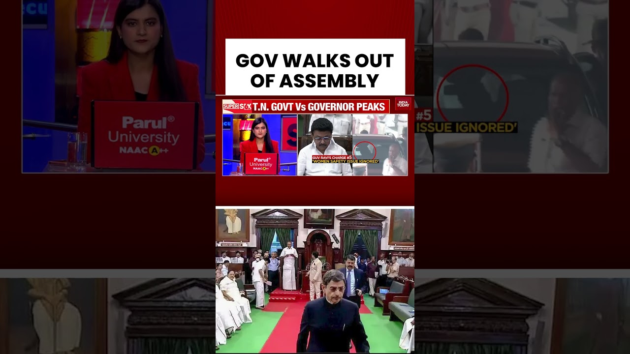 Tamil Nadu Governor R.N. Ravi walks out of Assembly | Tamil Nadu Assembly Session