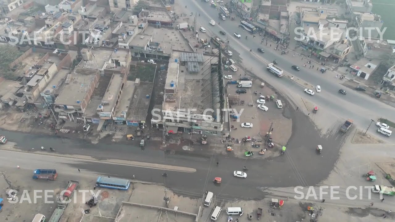 How Safe City Drone Cameras Monitor Traffic