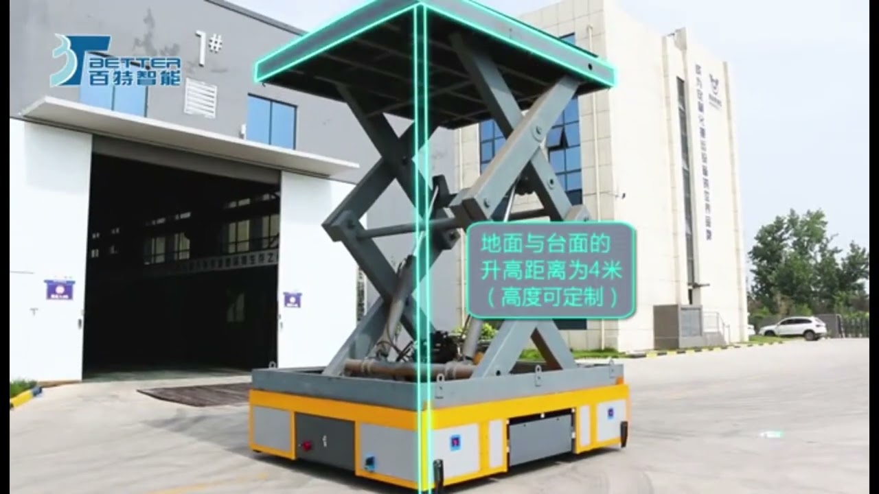 ⚙️Industrial Hydraulic Lifting Rail Cart for Efficient and Safe Material Transportation