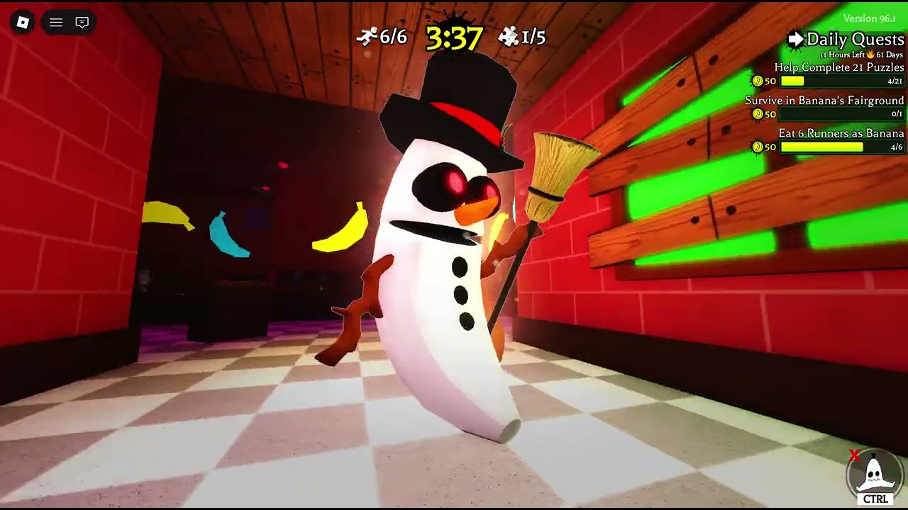 Banana eats corn dog gameplay