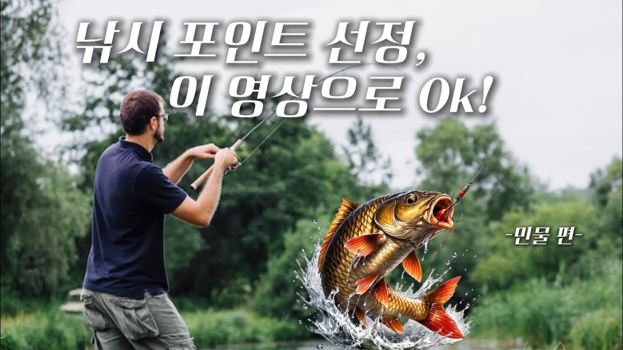 [낚시 강의] 좋은 낚시 포인트 선정 방법