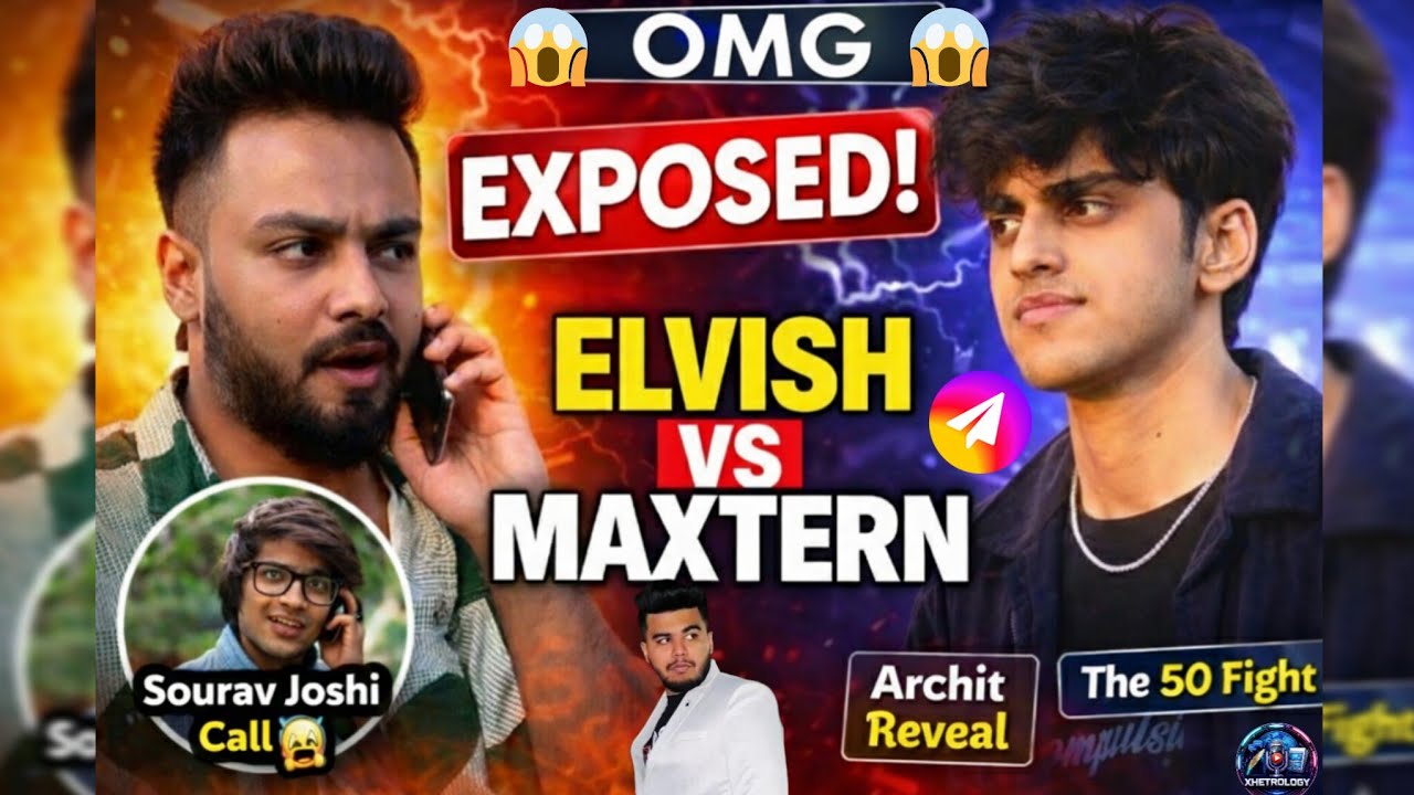 || Elvish Army Angry || Sourav Joshi Prank Gone Viral 📞 || Archit again Exposes Maxtern 😵‍💫 ||