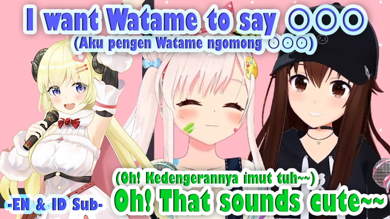 Sora & Iofi Want Watame to Put This Indonesian Word in Her Greetings [Hololive]