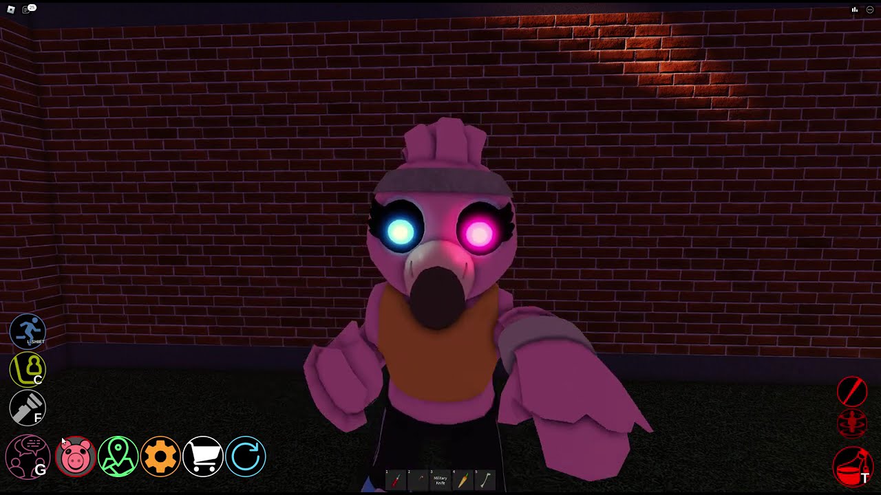 Piggy Insane series RP all Jumpscares (Except some badge skins and buyable skins) (New city morphs)