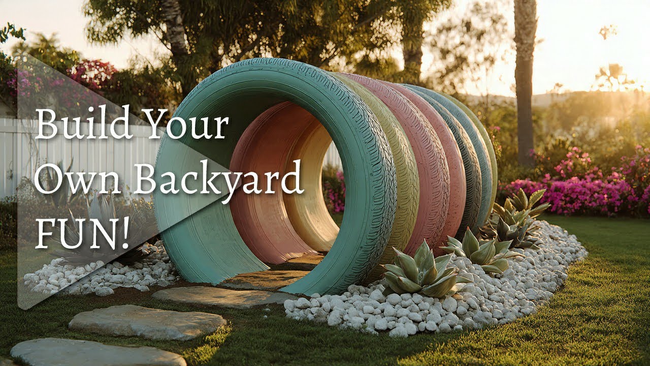♻️🏃 Creative Recycling : DIY Backyard Obstacle Course for Kids 🌿