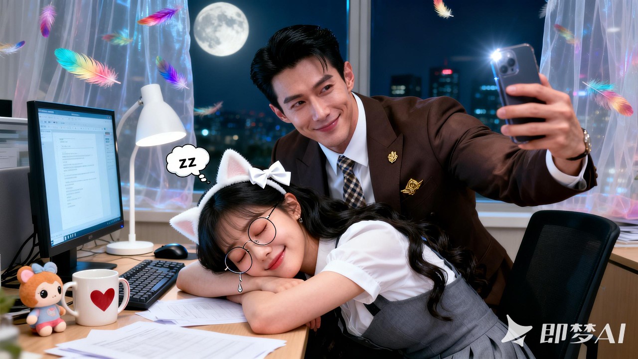 🎀On first work day, she sleep in CEO's office—he didn't fire her——fell her innocence, spoiled her!