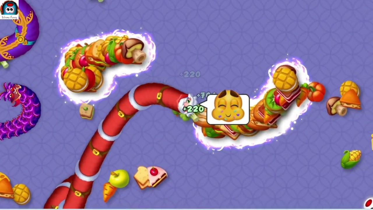 Worms Zone Gameplay – Growing Fast & Surviving
