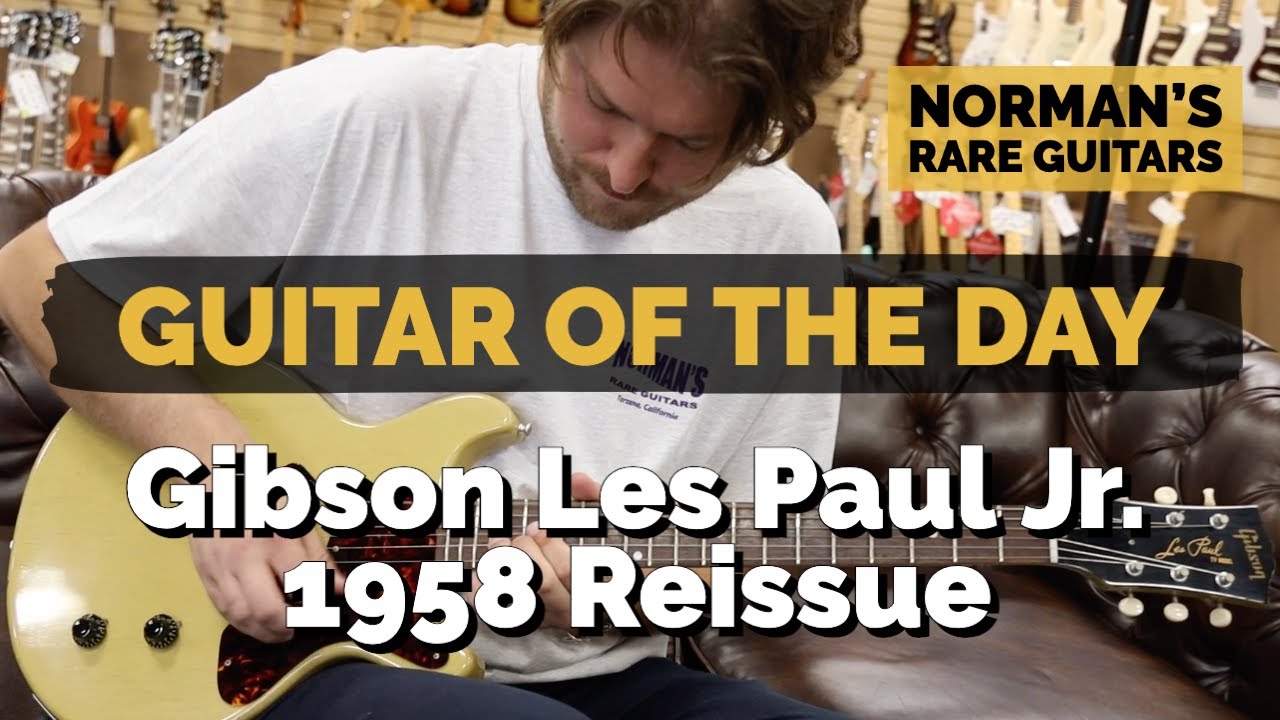 Guitar of the Day: Gibson Les Paul Jr. 1958 Reissue TV Yellow | Norman's Rare Guitars