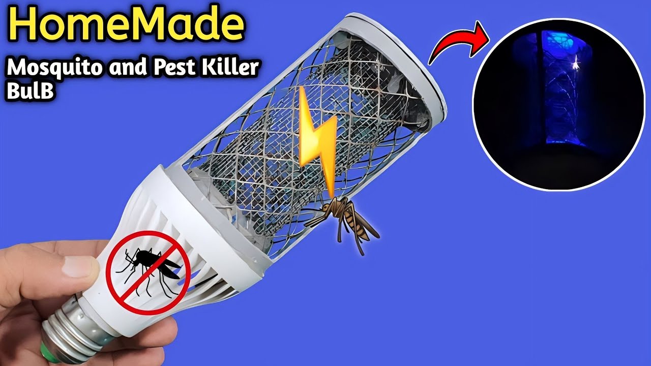 How to Make Mosquito Killer At Home | DIY Electronic Mosquito killer Bulb