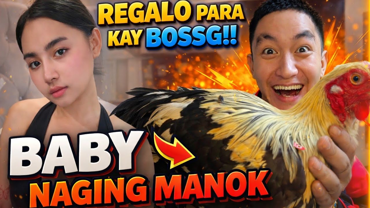 Regalo para kay bossg!! baby naging manok 😂❤️ #mengbossg 