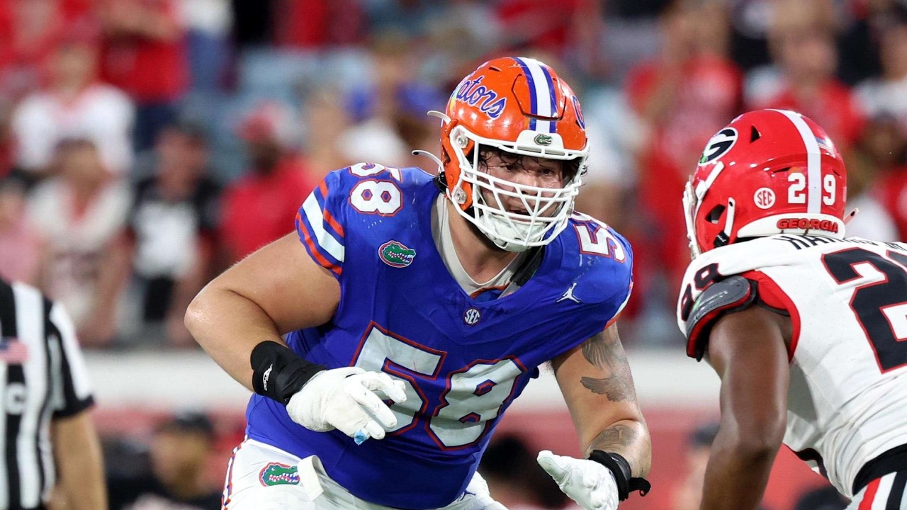 New Cleveland Browns OT Austin Barber Highlights | OL Florida Gators | Panini Senior Bowl 2026