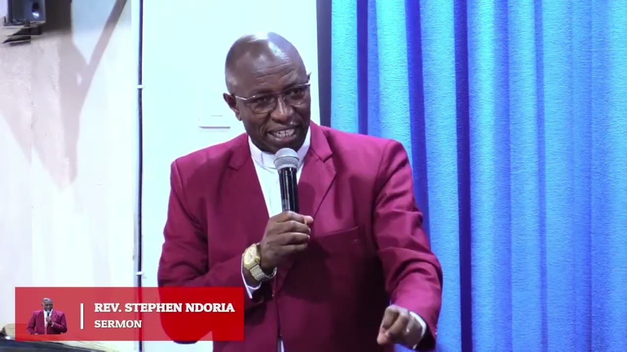 SERMON BY REV. STEPHEN NDORIA ON PCMF WEEK SUNDAY SERVICE 10TH NOV 2024