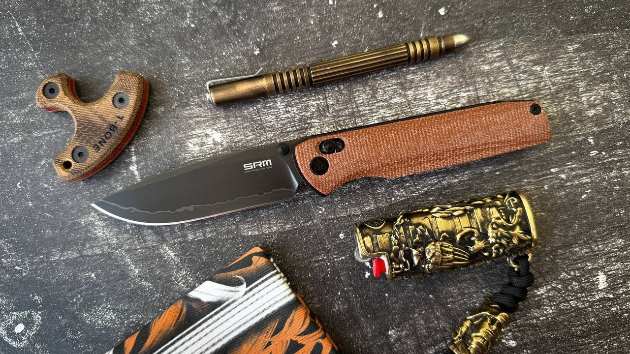 БОЛЬШЕ ЛАМИНАТА! SRM 258L складной нож