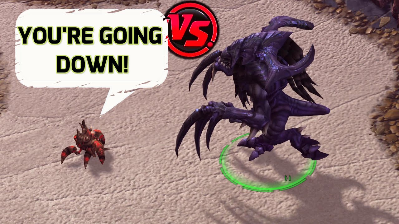 Starcraft 2 - David [Xayid] vs Goliath [Hybrid] - Custom Factions Matchup