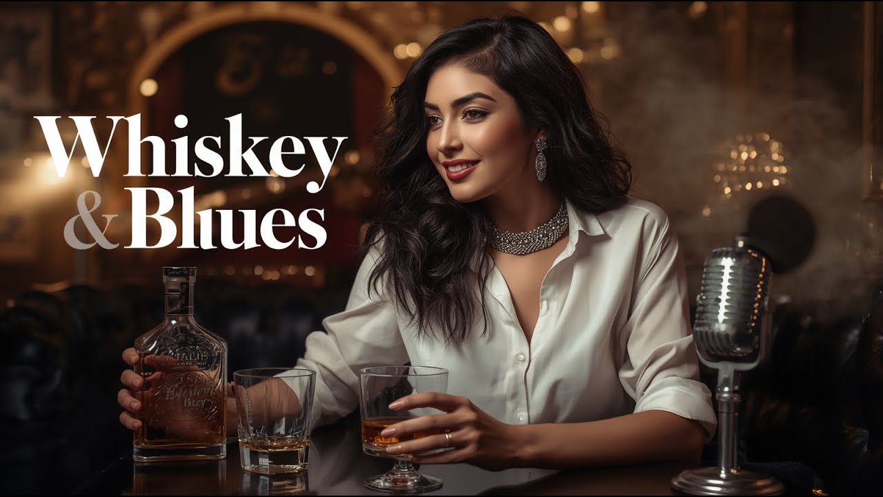 Smooth Whiskey Guitar Blues 🥃 Relaxing Slow Blues for Study, Focus & Late Night Work