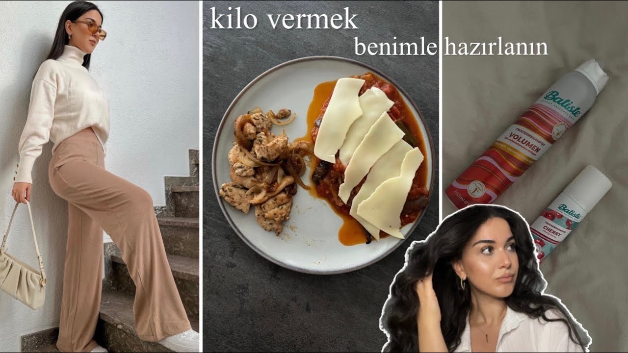 BERABER ALIŞVERİŞ YAPALIM I benimle hazırlanın, kilo vermek için bir günde ne yiyorum