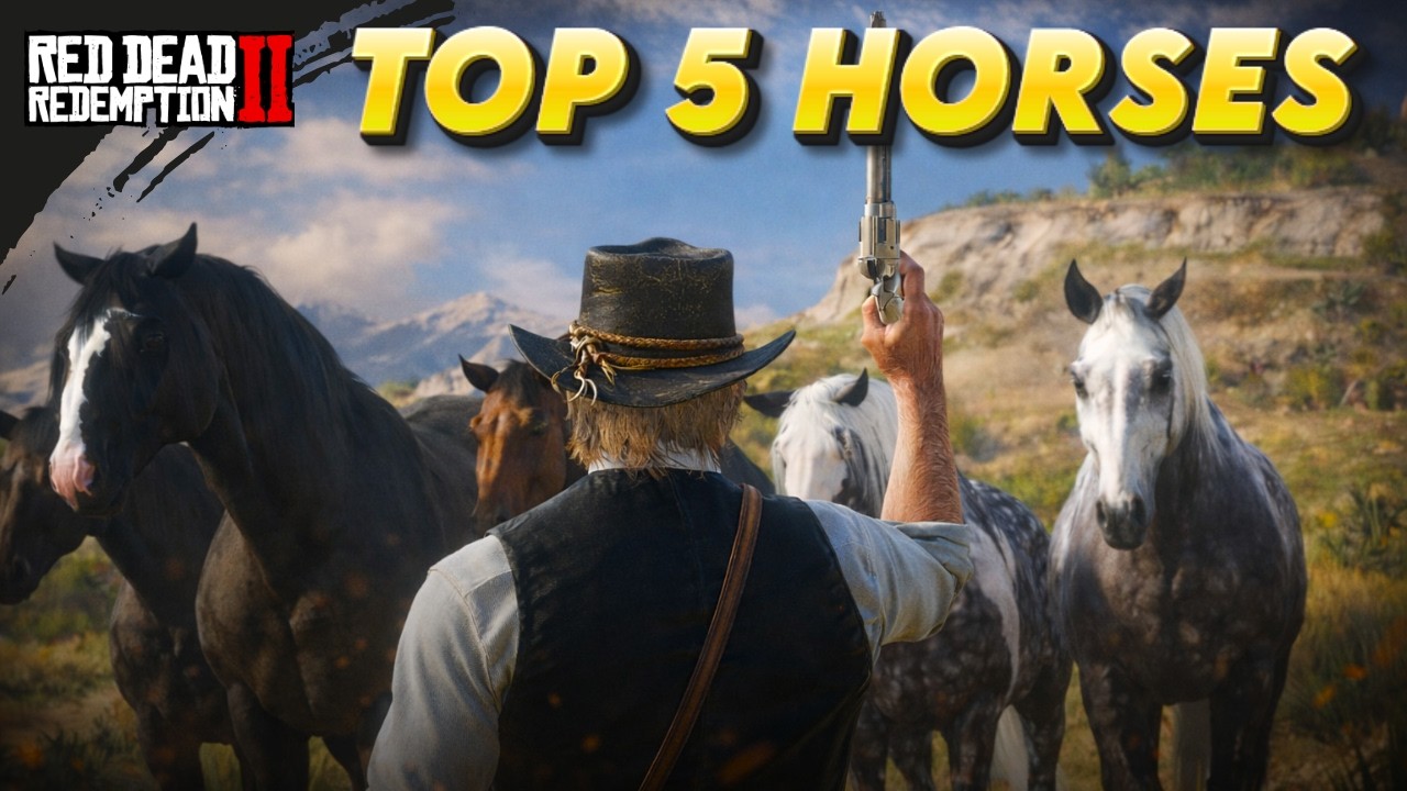 Мои 5 лучших лошадей в RDR2
