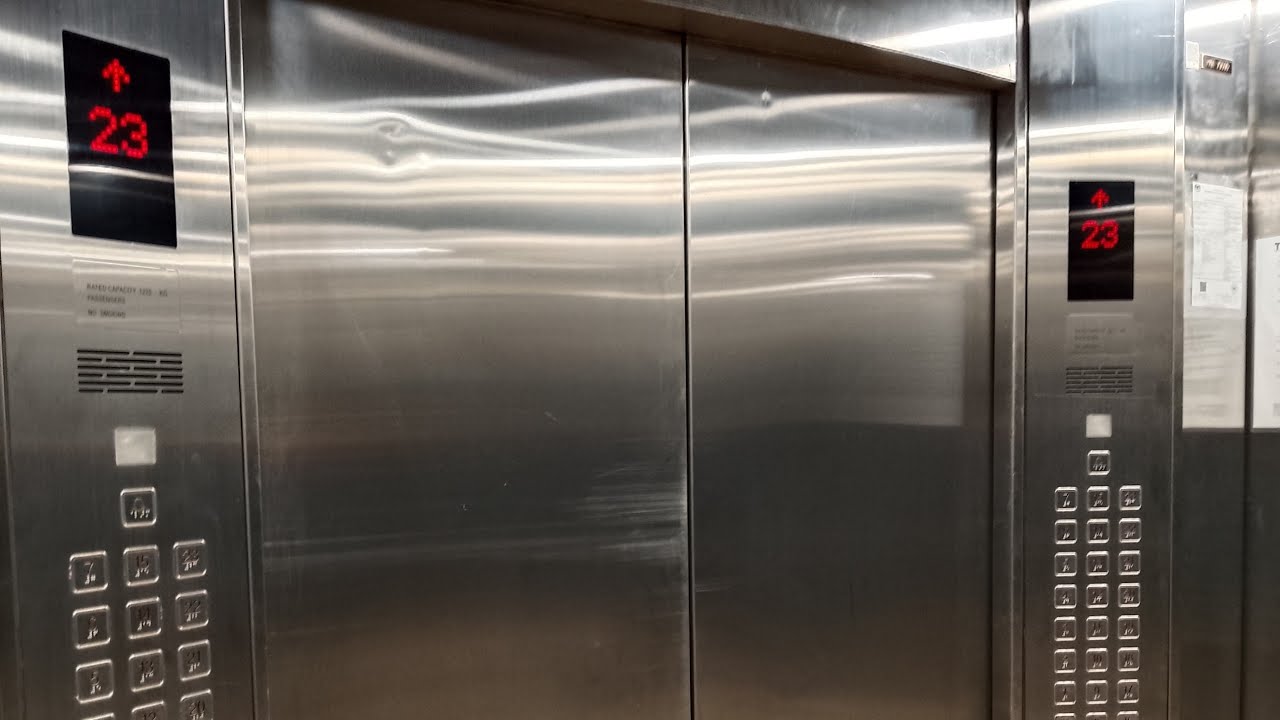 Modernized KONE high rise elevators at Ariva Gateway Building - Kuching Sarawak, MY