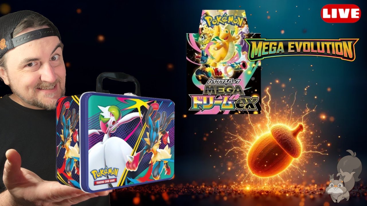 NEW Collector Chest Lunchbox Tin! Mega Dream! Mega Evolution! #pokemonpackopening #skwurly