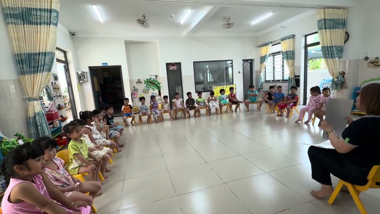 Lớp chồi 1 trường mầm non Bông Trang tháng 1/2026