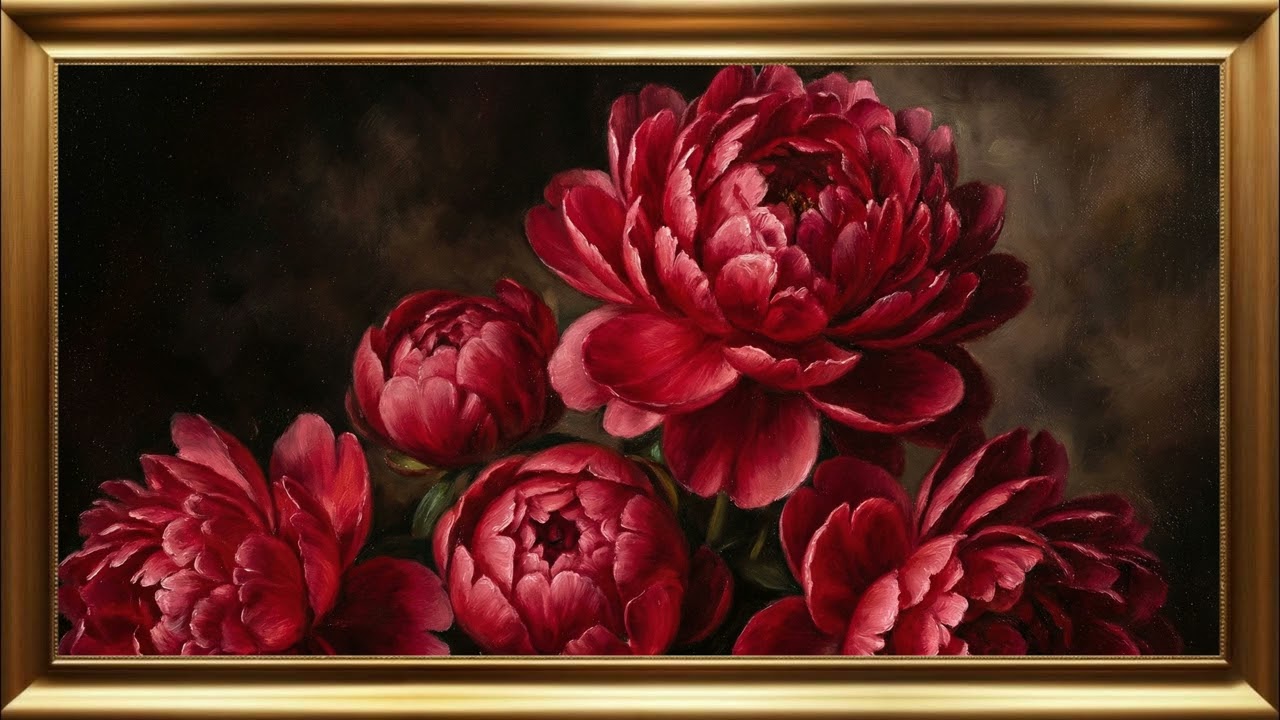 Luxury Hallway Fine Art Oil Painting | TV Art Screensaver for Home Decor | 10 HOUR 4K