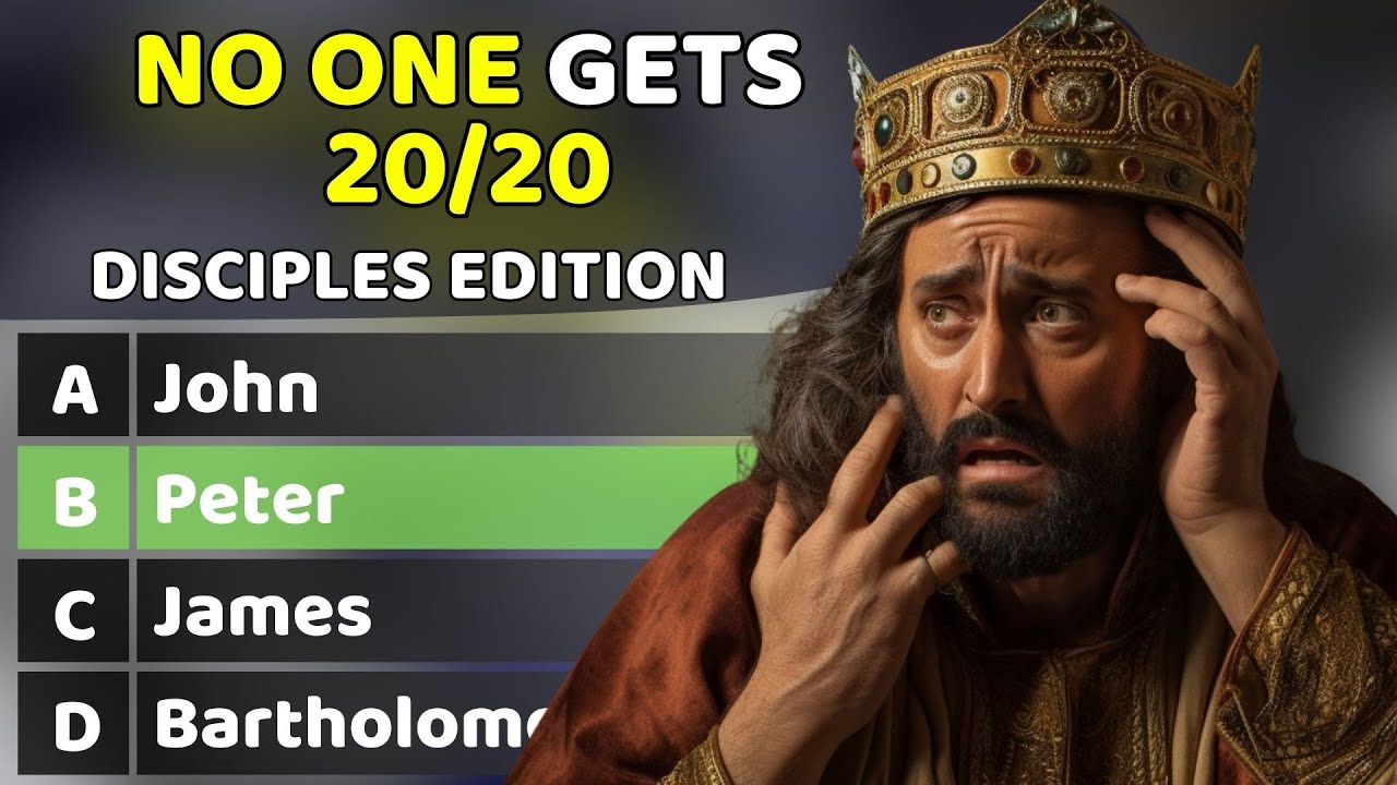 BIBLE QUIZ - DISCIPLES EDITION - 20 QUESTIONS TO TEST YOUR BIBLE KNOWLEDGE