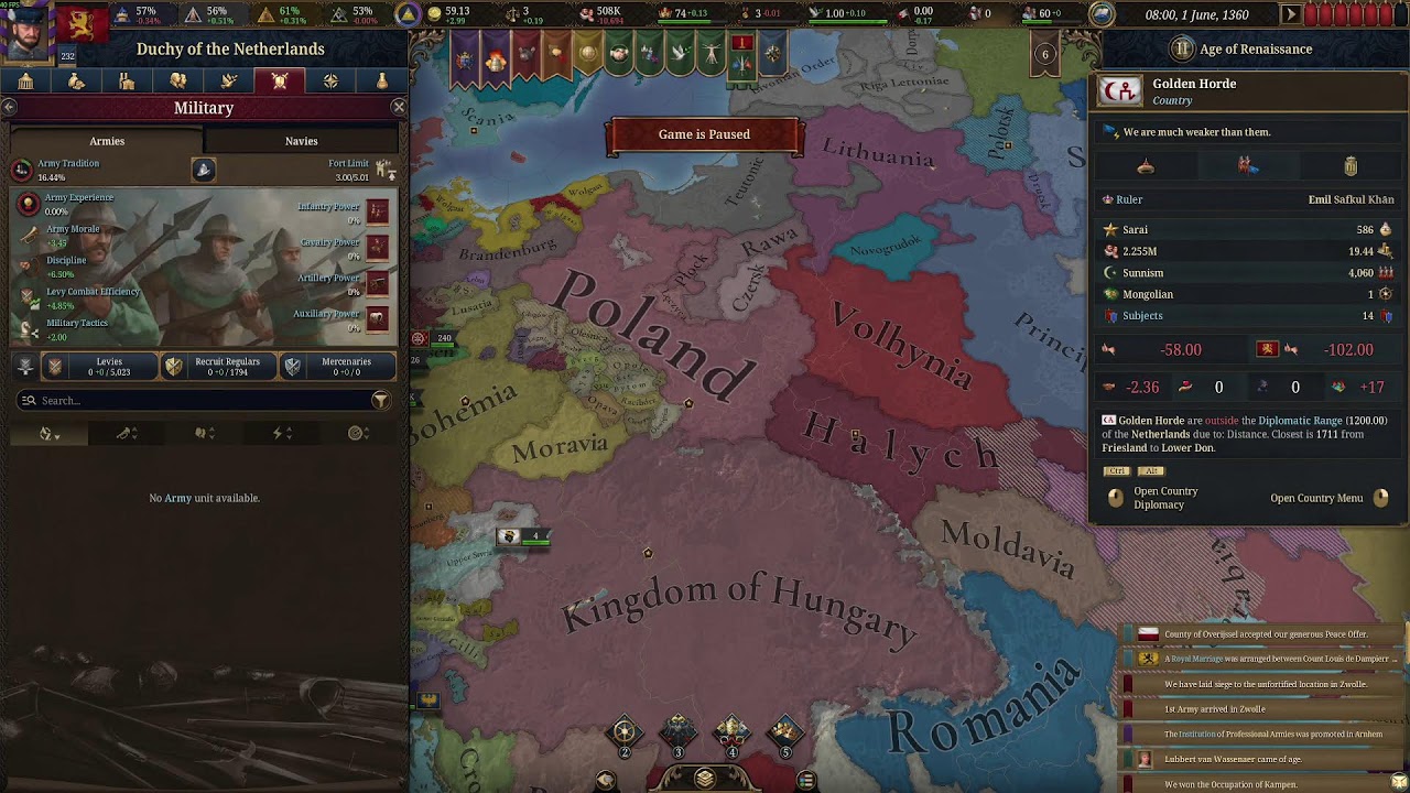EU5 DAI VIET (VIETNAM) BREAKING THE MING TRIBUTE LOOP OR DIE FAILING IN 1.1.5