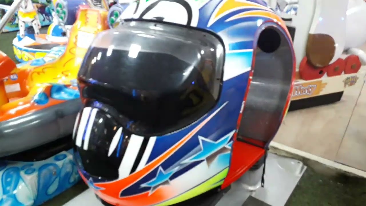 Memo Park Rock N Roll Helmet Kiddie Ride (UPDATED)