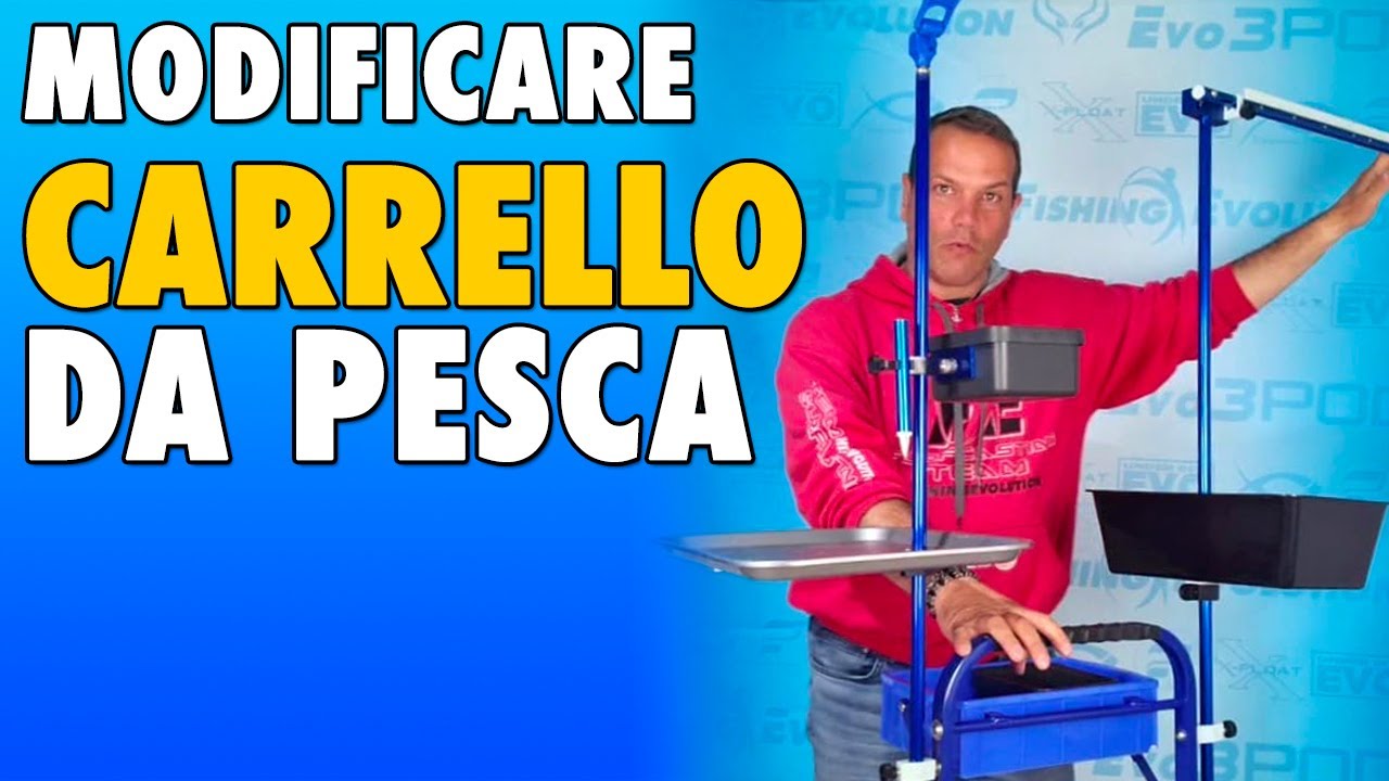 Ecco come ho modificato il carrello da pesca 🎣 e quali componenti ho utilizzato